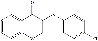 3-(4-chlorobenzyl)-4H-1-benzothiin-4-one Structure