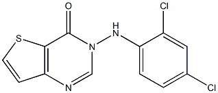 3-(2,4-dichloroanilino)thieno[3,2-d]pyrimidin-4(3H)-one Structure