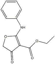 ethyl 2-anilino-4-oxo-4,5-dihydrofuran-3-carboxylate 구조식 이미지