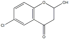 6-chloro-2-hydroxychroman-4-one Structure