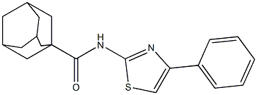 N1-(4-phenyl-1,3-thiazol-2-yl)adamantane-1-carboxamide Structure