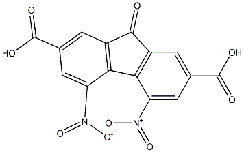 4,5-dinitro-9-oxo-9H-fluorene-2,7-dicarboxylic acid Structure