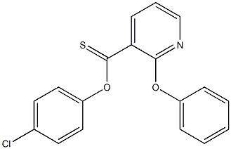 4-chlorophenyl 2-phenoxypyridine-3-carbothioate 구조식 이미지