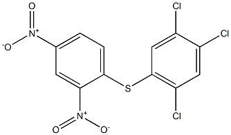 1,2,4-trichloro-5-[(2,4-dinitrophenyl)thio]benzene 구조식 이미지