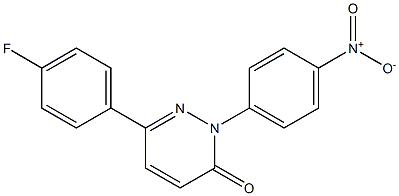 6-(4-fluorophenyl)-2-(4-nitrophenyl)-2,3-dihydropyridazin-3-one Structure