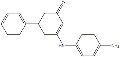 3-(4-aminoanilino)-5-phenyl-2-cyclohexen-1-one 구조식 이미지