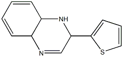 2-(2-thienyl)-1,2,4a,8a-tetrahydroquinoxaline Structure
