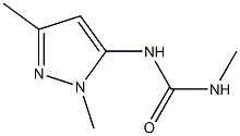 N-(1,3-dimethyl-1H-pyrazol-5-yl)-N'-methylurea Structure