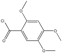 2,4,5-trimethoxybenzene-1-carbonyl chloride 구조식 이미지