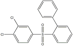 2-[(3,4-dichlorophenyl)sulfonyl]-1,1'-biphenyl Structure