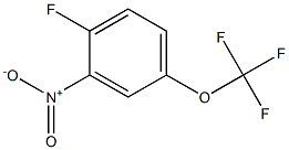4-Fluoro-3-nitro(trifluoromethoxy)benzene 구조식 이미지