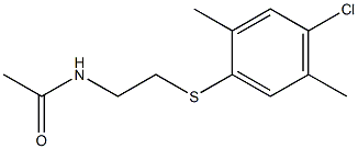 N1-{2-[(4-chloro-2,5-dimethylphenyl)thio]ethyl}acetamide Structure