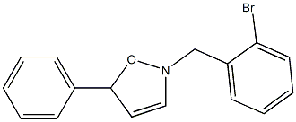 2-(2-bromobenzyl)-5-phenyl-2,5-dihydroisoxazole 구조식 이미지