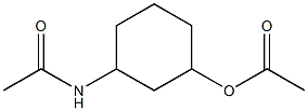 3-(acetylamino)cyclohexyl acetate Structure