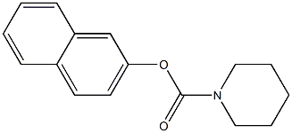 2-naphthyl piperidine-1-carboxylate 구조식 이미지
