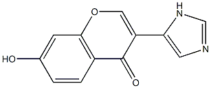 7-hydroxy-3-(1H-imidazol-5-yl)-4H-chromen-4-one Structure