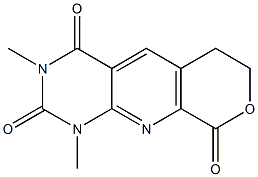 1,3-dimethyl-6,7-dihydro-1H-pyrano[4',3':5,6]pyrido[2,3-d]pyrimidine-2,4,9(3H)-trione 구조식 이미지