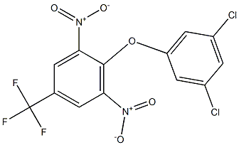 2-(3,5-dichlorophenoxy)-1,3-dinitro-5-(trifluoromethyl)benzene Structure