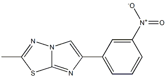 2-methyl-6-(3-nitrophenyl)imidazo[2,1-b][1,3,4]thiadiazole Structure