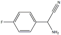 amino(4-fluorophenyl)acetonitrile 구조식 이미지