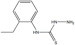 N-(2-ethylphenyl)hydrazinecarbothioamide 구조식 이미지