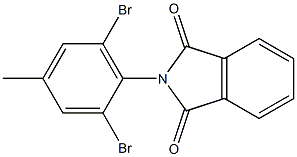 2-(2,6-dibromo-4-methylphenyl)isoindoline-1,3-dione Structure