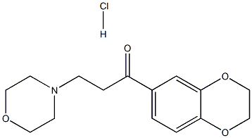 1-(2,3-dihydro-1,4-benzodioxin-6-yl)-3-morpholinopropan-1-one hydrochloride Structure