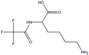 6-amino-2-[(2,2,2-trifluoroacetyl)amino]hexanoic acid Structure