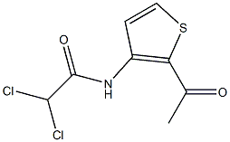 N1-(2-acetyl-3-thienyl)-2,2-dichloroacetamide Structure