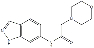 N-(1H-indazol-6-yl)-2-morpholinoacetamide 구조식 이미지