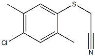 2-[(4-chloro-2,5-dimethylphenyl)thio]acetonitrile Structure