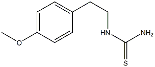 N-[2-(4-methoxyphenyl)ethyl]thiourea 구조식 이미지