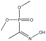 dimethyl (1-hydroxyiminoethyl)phosphonate Structure