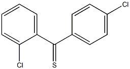 (2-chlorophenyl)(4-chlorophenyl)methanethione Structure
