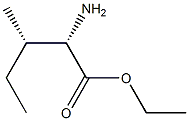 (2S,3S)-ethyl 2-amino-3-methylpentanoate 구조식 이미지