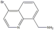 (4-bromoquinolin-8-yl)methanamine Structure