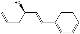 (E)-(R)-1-PHENYL-HEXA-1,5-DIEN-3-OL Structure