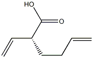 (R)-2-vinylhex-5-enoic acid Structure