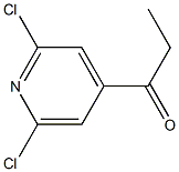 1-(2,6-dichloropyridin-4-yl)propan-1-one Structure