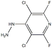 1-(3,5-dichloro-2,6-difluoropyridin-4-yl)hydrazine Structure