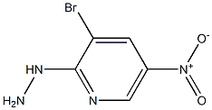 1-(3-bromo-5-nitropyridin-2-yl)hydrazine Structure