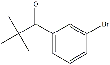 1-(3-bromophenyl)-2,2-dimethylpropan-1-one 구조식 이미지