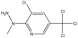 1-(3-chloro-5-(trichloromethyl)pyridin-2-yl)-1-methylhydrazine 구조식 이미지
