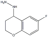 1-(6-fluorochroman-4-yl)hydrazine Structure