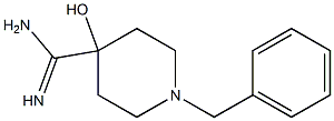 1-benzyl-4-hydroxypiperidine-4-carboxamidine Structure