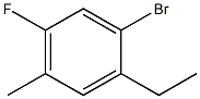 1-bromo-2-ethyl-5-fluoro-4-methylbenzene 구조식 이미지