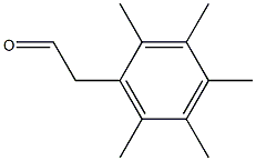 2-(2,3,4,5,6-pentamethylphenyl)acetaldehyde 구조식 이미지