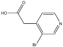 2-(3-bromopyridin-4-yl)acetic acid Structure