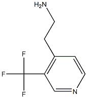 2-(3-Trifluoromethyl-pyridin-4-yl)-ethylamine Structure