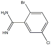 2-bromo-5-chlorobenzamidine Structure